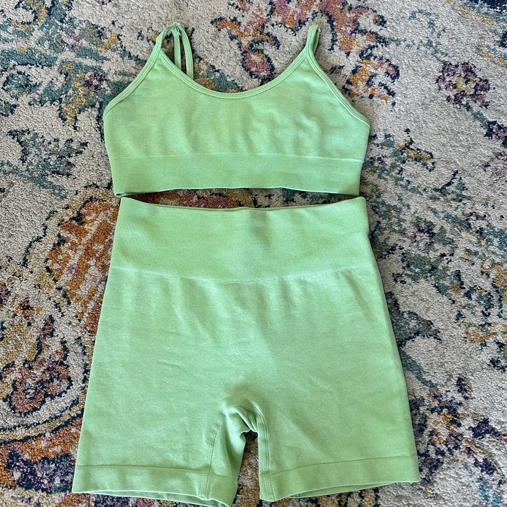 Green Women's Intimate Set